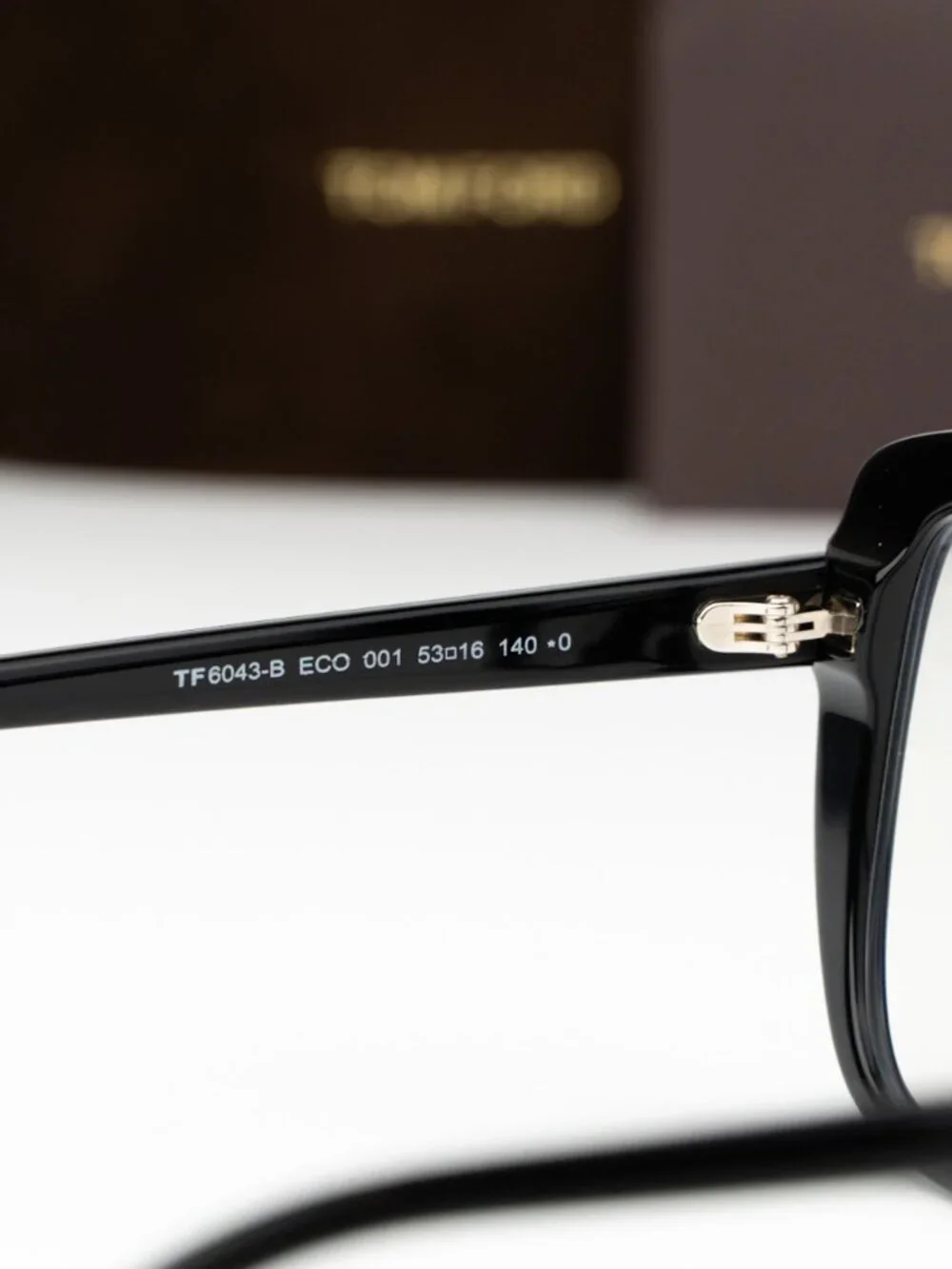 Tom Ford Women Eyeglasses Black Square Oversized FT6043-B 001 NEW AUTHENTIC